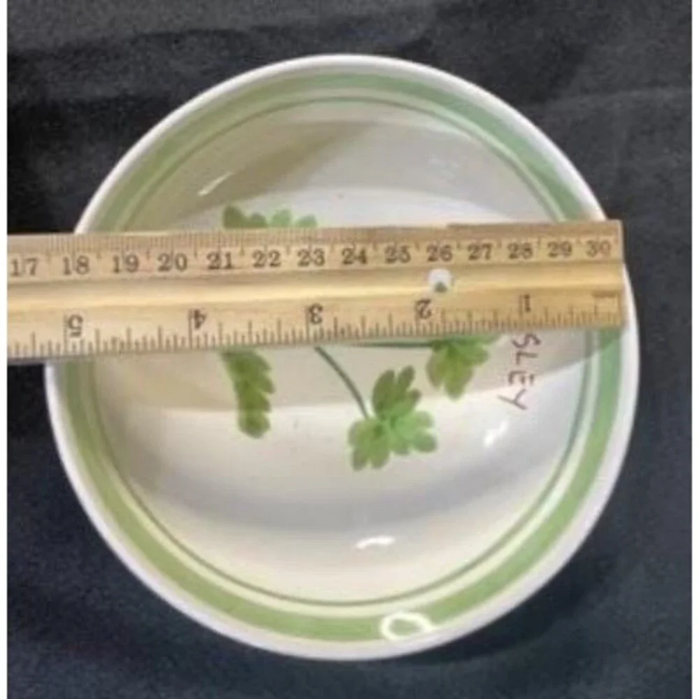 WILLIAMS-SONOMA, Herb Pattern Appetizer Bowl replacement for platter Italy